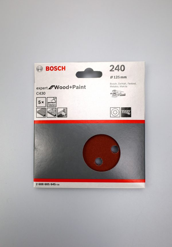Bosch Exzenterschleifblatt 125mm  Korn 240