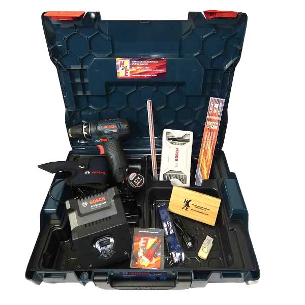 Bosch Akkuschrauber GSR 12V-15 2x2,0Ah ACC L-Boxx