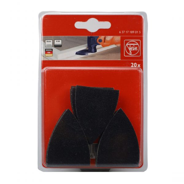 FEIN Schleifblätter für Schleiffinger, Korn 150, VE 20 St