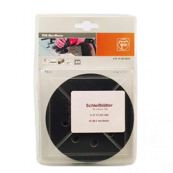 FEIN Schleifblätter, Korn 180, VE 16 St