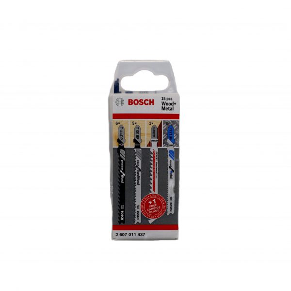 Bosch Stichsägeblätter Set 15 tlg Holz und Metall