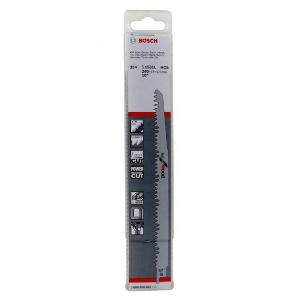 Bosch Säbelsägeblatt  S 1531L  240*5,0mm (25)