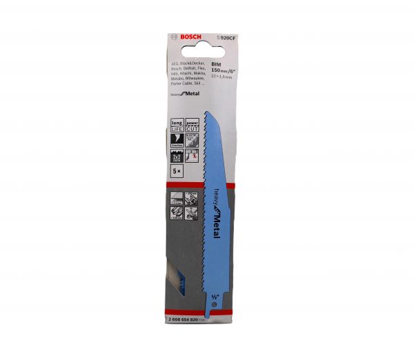 Bosch Säbelsägeblatt 152*3,2mm S920 CF 5er Pack