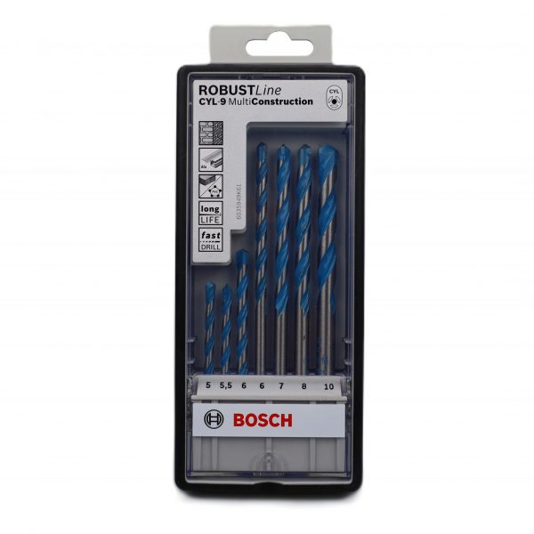 Bosch Mehrzweckbohrer-Set Multi Construction 7 tlg.