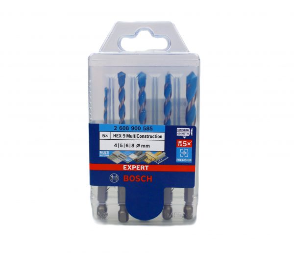 Bosch Expert HEX-9 Bohrer-Set MultiConstruction