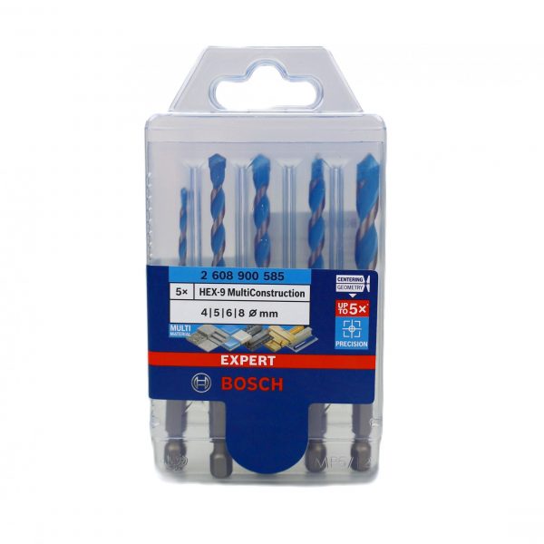 Bosch Expert HEX-9 Bohrer-Set MultiConstruction