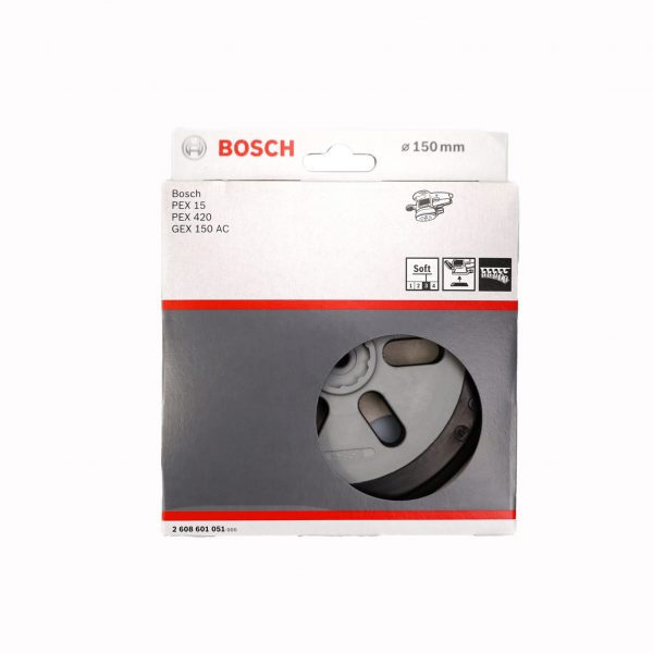 Bosch Schleifteller weich, 150 mm, für GEX 150 AC, PEX 15 AE