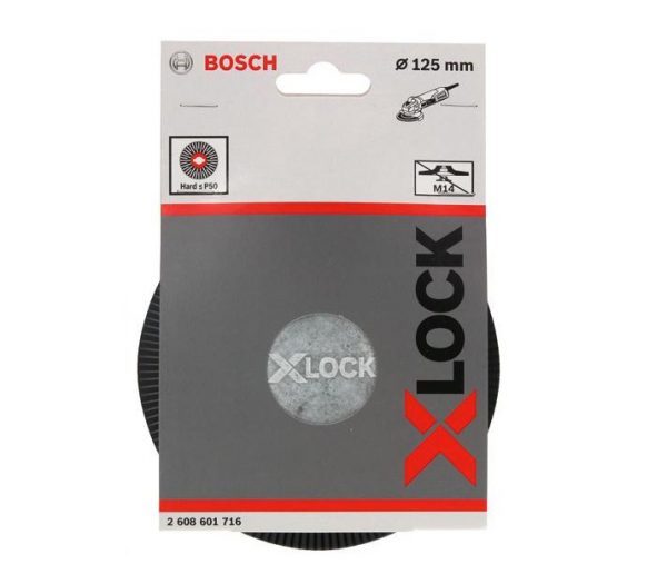 Bosch Stützteller  X-LOCK 125mm hart.