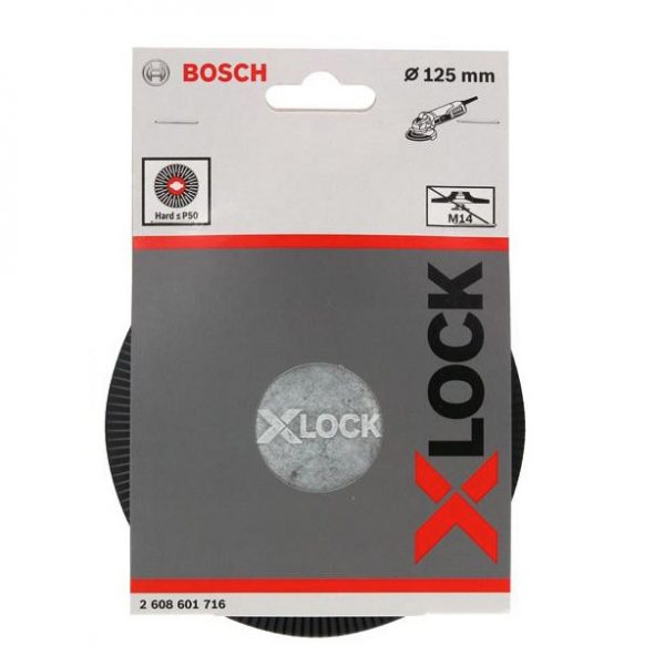 Bosch Stützteller  X-LOCK 125mm hart.