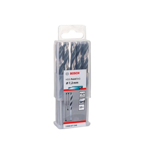 Bosch HSS PointTec BOHRER 7,2mm * 69mm DIN 338