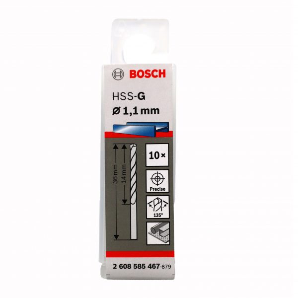 Bosch 1,1*14mm HSSG BOHRER