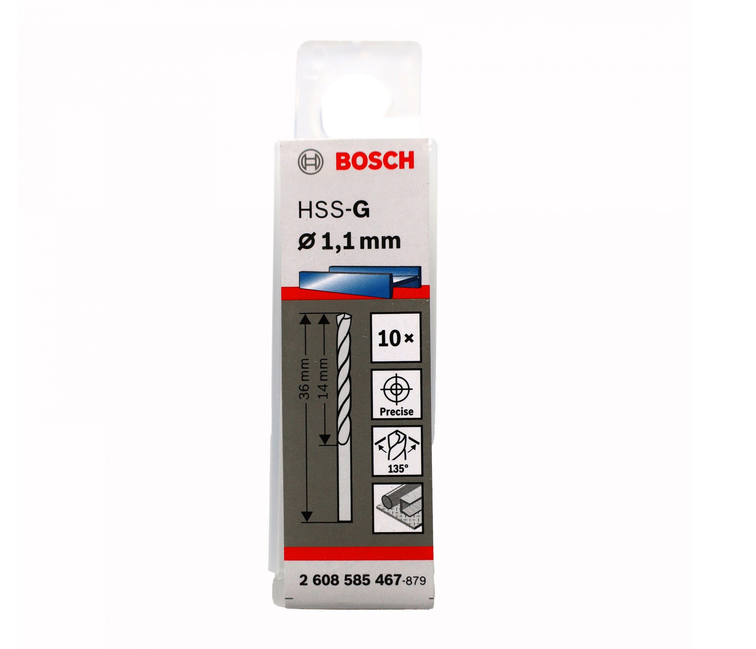 Bosch 1,1*14mm HSSG BOHRER