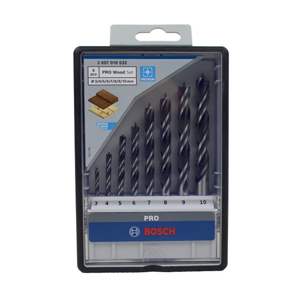 BOSCH Pro Holzspiralbohrer Set 8teilig