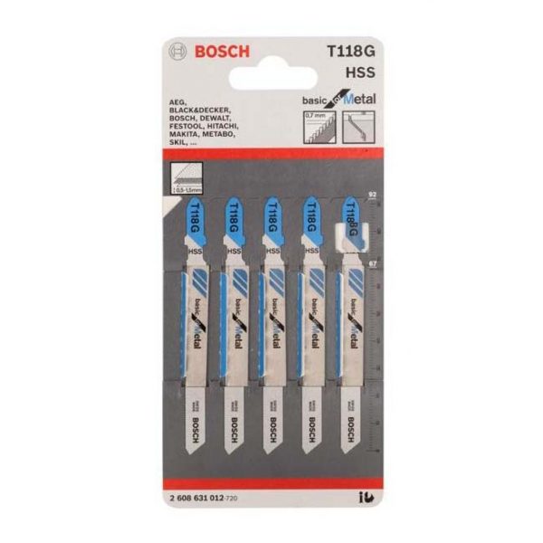 BOSCH Stichsägeblatt T 118 G