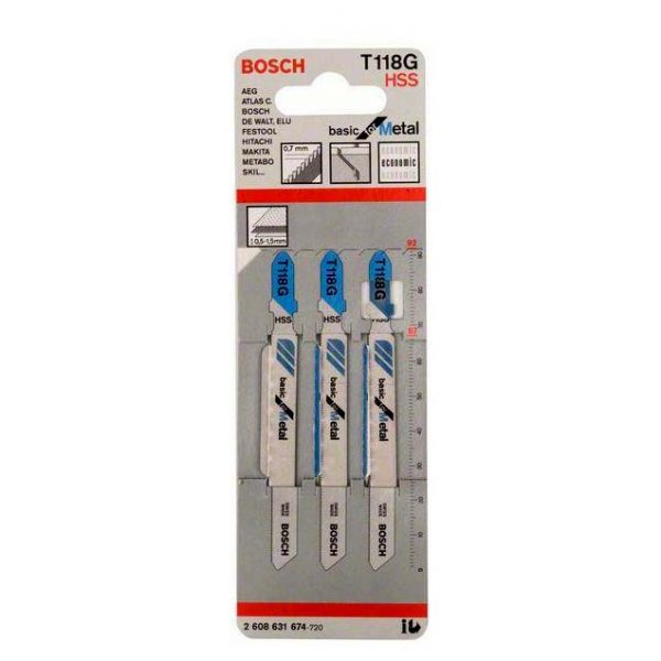 BOSCH Stichsägeblatt T 118 G